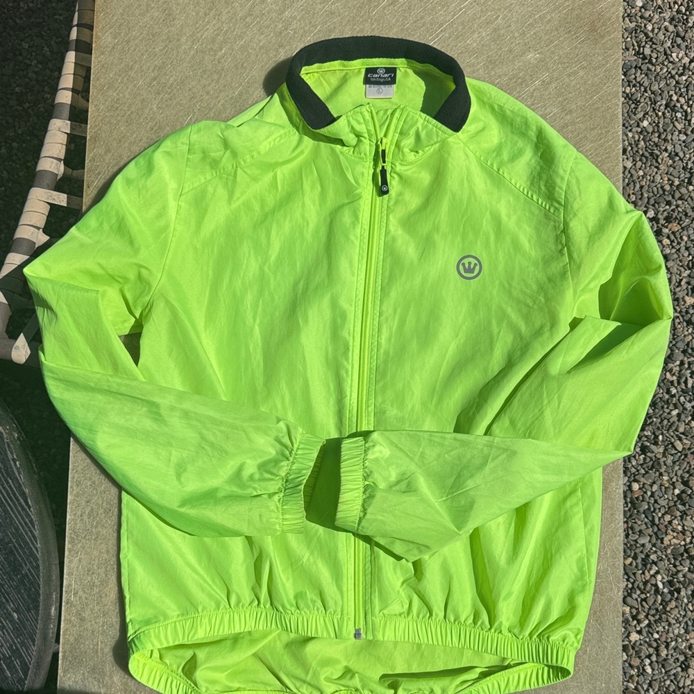 Canari Neon Green Cycling Performance Jacket